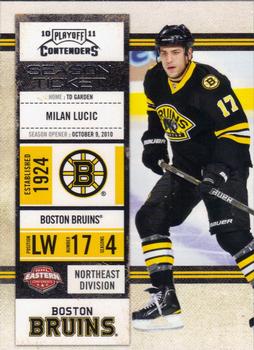#42 Milan Lucic - Boston Bruins - 2010-11 Playoff Contenders Hockey