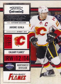 #43 Jarome Iginla - Calgary Flames - 2010-11 Playoff Contenders Hockey