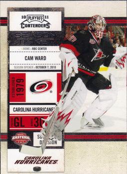 #44 Cam Ward - Carolina Hurricanes - 2010-11 Playoff Contenders Hockey