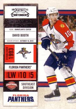 #48 David Booth - Florida Panthers - 2010-11 Playoff Contenders Hockey