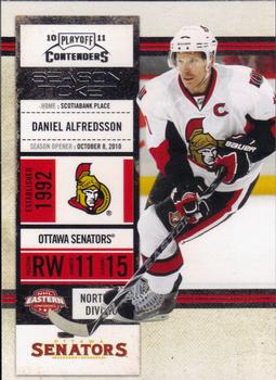 #53 Daniel Alfredsson - Ottawa Senators - 2010-11 Playoff Contenders Hockey