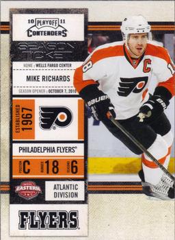 #54 Mike Richards - Philadelphia Flyers - 2010-11 Playoff Contenders Hockey