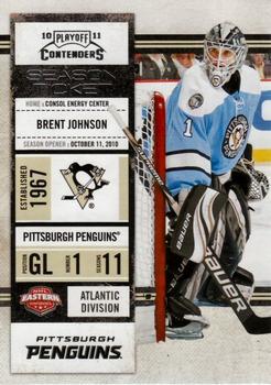 #55 Brent Johnson - Pittsburgh Penguins - 2010-11 Playoff Contenders Hockey