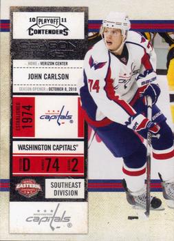 #60 John Carlson - Washington Capitals - 2010-11 Playoff Contenders Hockey