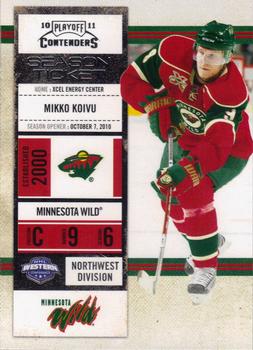 #69 Mikko Koivu - Minnesota Wild - 2010-11 Playoff Contenders Hockey