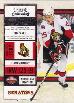 #73 Chris Neil - Ottawa Senators - 2010-11 Playoff Contenders Hockey