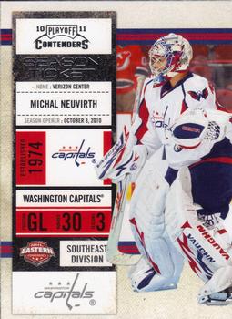 #80 Michal Neuvirth - Washington Capitals - 2010-11 Playoff Contenders Hockey