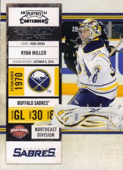 #82 Ryan Miller - Buffalo Sabres - 2010-11 Playoff Contenders Hockey