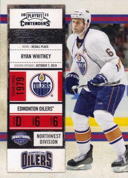#8 Ryan Whitney - Edmonton Oilers - 2010-11 Playoff Contenders Hockey