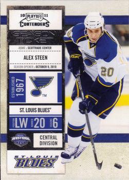 #96 Alexander Steen - St. Louis Blues - 2010-11 Playoff Contenders Hockey