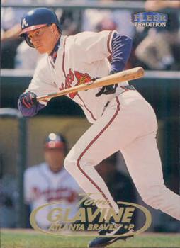 #566 Tom Glavine - Atlanta Braves - 1998 Fleer Tradition Baseball
