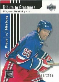 #111 Wayne Gretzky - New York Rangers - 2002-03 Upper Deck Piece of History Hockey