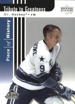#113 Gordie Howe - Houston Aeros - 2002-03 Upper Deck Piece of History Hockey