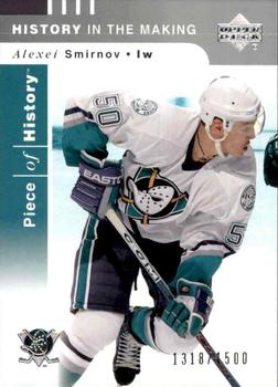 #122 Alexei Smirnov - Anaheim Mighty Ducks - 2002-03 Upper Deck Piece of History Hockey