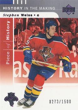 #131 Stephen Weiss - Florida Panthers - 2002-03 Upper Deck Piece of History Hockey