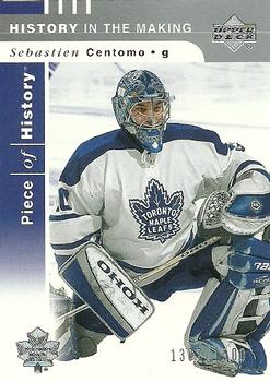 #148 Sebastien Centomo - Toronto Maple Leafs - 2002-03 Upper Deck Piece of History Hockey