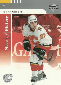 #16 Marc Savard - Calgary Flames - 2002-03 Upper Deck Piece of History Hockey