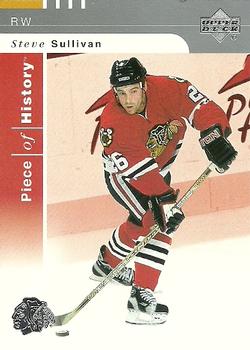 #19 Steve Sullivan - Chicago Blackhawks - 2002-03 Upper Deck Piece of History Hockey