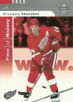 #37 Brendan Shanahan - Detroit Red Wings - 2002-03 Upper Deck Piece of History Hockey