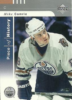 #38 Mike Comrie - Edmonton Oilers - 2002-03 Upper Deck Piece of History Hockey