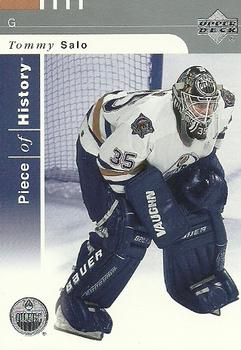 #39 Tommy Salo - Edmonton Oilers - 2002-03 Upper Deck Piece of History Hockey