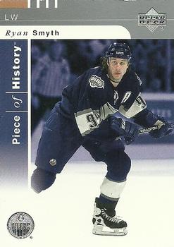 #40 Ryan Smyth - Edmonton Oilers - 2002-03 Upper Deck Piece of History Hockey