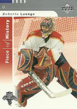 #41 Roberto Luongo - Florida Panthers - 2002-03 Upper Deck Piece of History Hockey