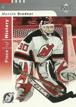 #51 Martin Brodeur - New Jersey Devils - 2002-03 Upper Deck Piece of History Hockey