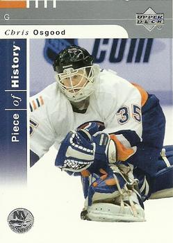 #56 Chris Osgood - New York Islanders - 2002-03 Upper Deck Piece of History Hockey