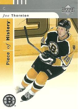 #5 Joe Thornton - Boston Bruins - 2002-03 Upper Deck Piece of History Hockey