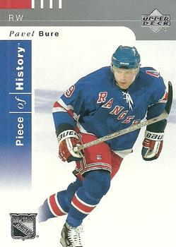 #60 Pavel Bure - New York Rangers - 2002-03 Upper Deck Piece of History Hockey