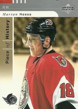 #63 Marian Hossa - Ottawa Senators - 2002-03 Upper Deck Piece of History Hockey