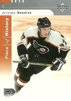 #65 Jeremy Roenick - Philadelphia Flyers - 2002-03 Upper Deck Piece of History Hockey