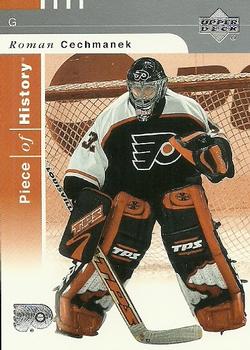 #67 Roman Cechmanek - Philadelphia Flyers - 2002-03 Upper Deck Piece of History Hockey
