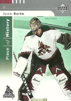 #68 Sean Burke - Phoenix Coyotes - 2002-03 Upper Deck Piece of History Hockey