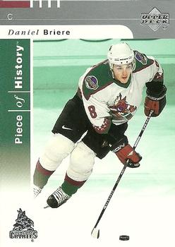 #69 Daniel Briere - Phoenix Coyotes - 2002-03 Upper Deck Piece of History Hockey
