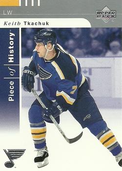 #77 Keith Tkachuk - St. Louis Blues - 2002-03 Upper Deck Piece of History Hockey