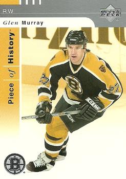#7 Glen Murray - Boston Bruins - 2002-03 Upper Deck Piece of History Hockey