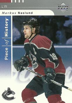 #87 Markus Naslund - Vancouver Canucks - 2002-03 Upper Deck Piece of History Hockey