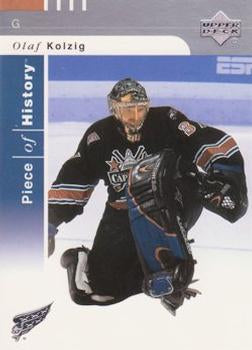 #88 Olaf Kolzig - Washington Capitals - 2002-03 Upper Deck Piece of History Hockey