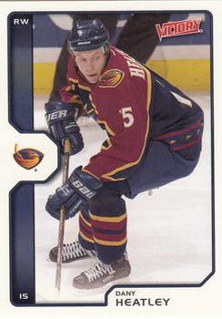#9 Dany Heatley - Atlanta Thrashers - 2002-03 Upper Deck Victory Hockey