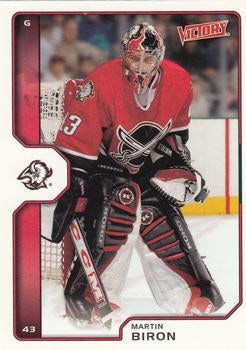 #23 Martin Biron - Buffalo Sabres - 2002-03 Upper Deck Victory Hockey