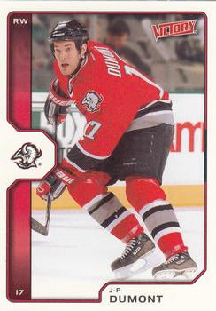 #24 J.P. Dumont - Buffalo Sabres - 2002-03 Upper Deck Victory Hockey