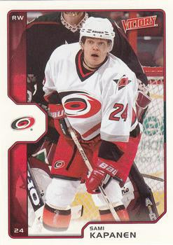 #36 Sami Kapanen - Carolina Hurricanes - 2002-03 Upper Deck Victory Hockey