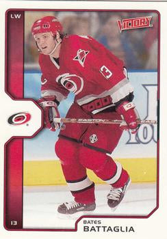 #41 Bates Battaglia - Carolina Hurricanes - 2002-03 Upper Deck Victory Hockey
