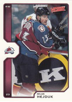 #54 Milan Hejduk - Colorado Avalanche - 2002-03 Upper Deck Victory Hockey