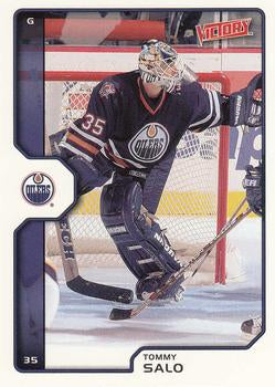 #84 Tommy Salo - Edmonton Oilers - 2002-03 Upper Deck Victory Hockey