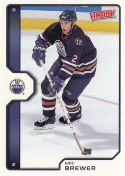 #86 Eric Brewer - Edmonton Oilers - 2002-03 Upper Deck Victory Hockey