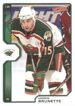 #102 Andrew Brunette - Minnesota Wild - 2002-03 Upper Deck Victory Hockey