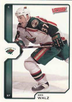 #105 Wes Walz - Minnesota Wild - 2002-03 Upper Deck Victory Hockey